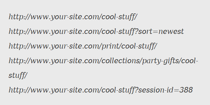 نمونه لینک های تکراری در یک صفحه