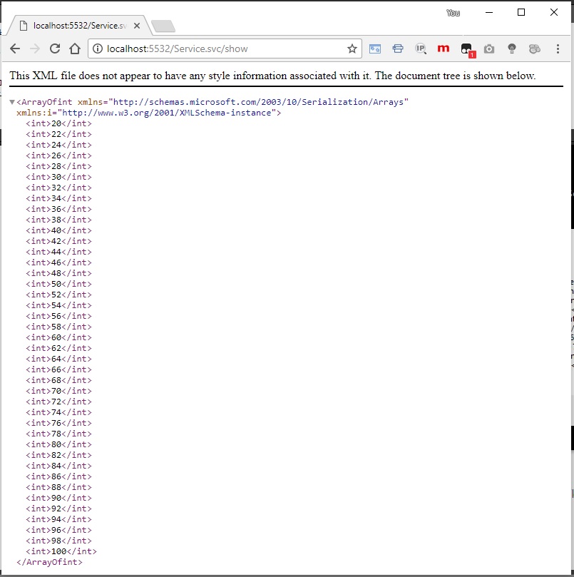 ShowListMethodWithSvc