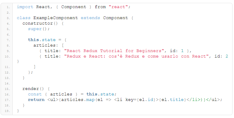 React Statefull Component