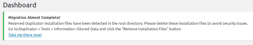 خطای افزونه ی Duplicator وردپرس