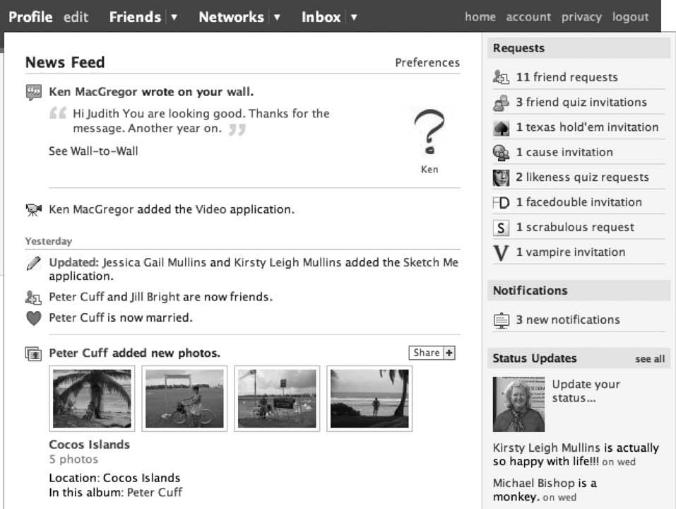 تصویر قدیمی فیسبوک - الگوی طراحی پروکس