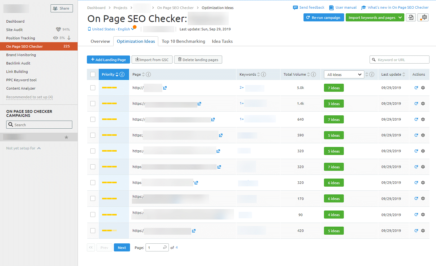 semrush on page seo checker optimize