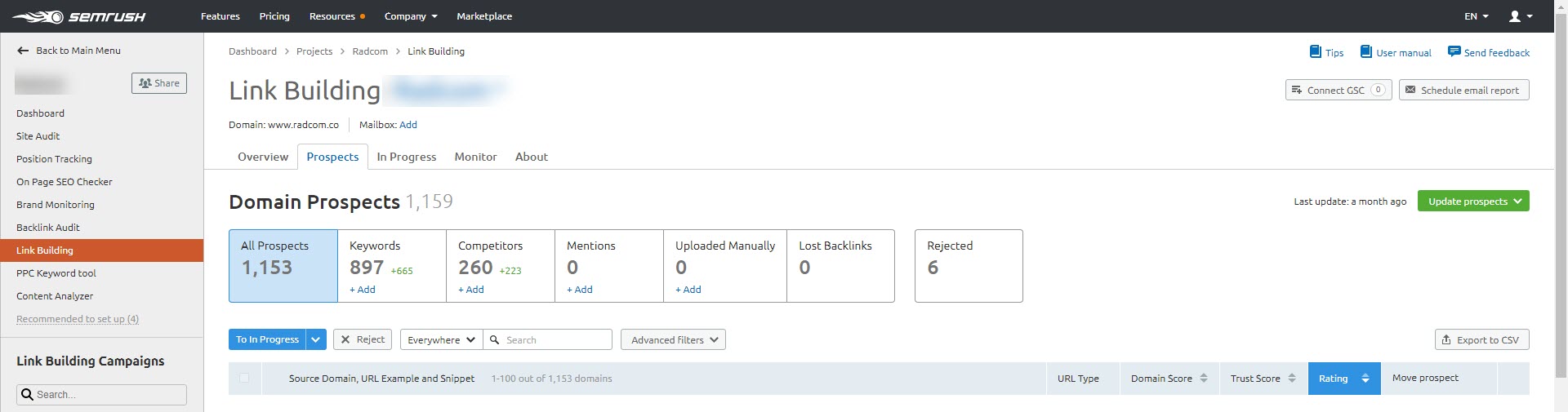 link building-prospect