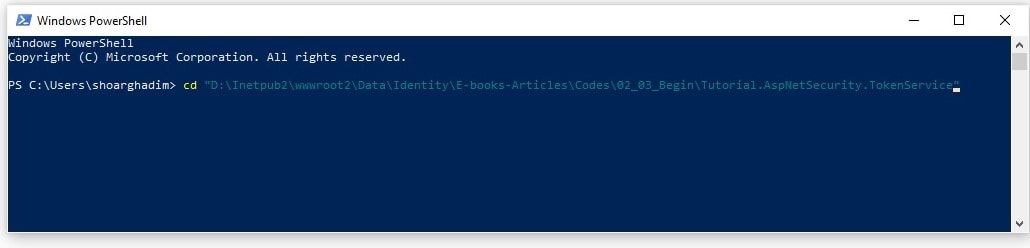 Support user authentication with IdentityServer - PowerShell
