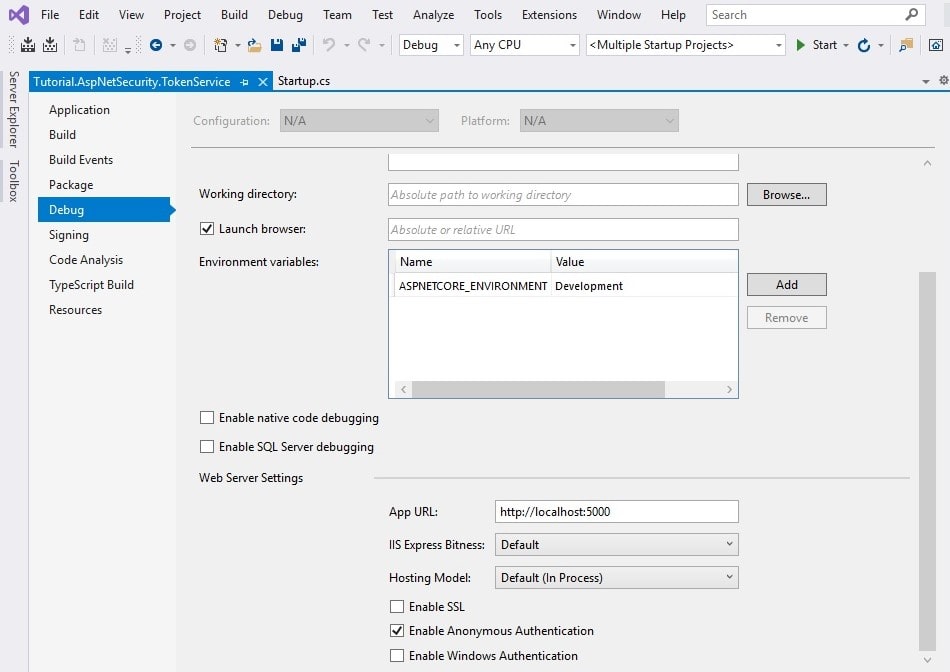 Log in and log out with IdentityServer