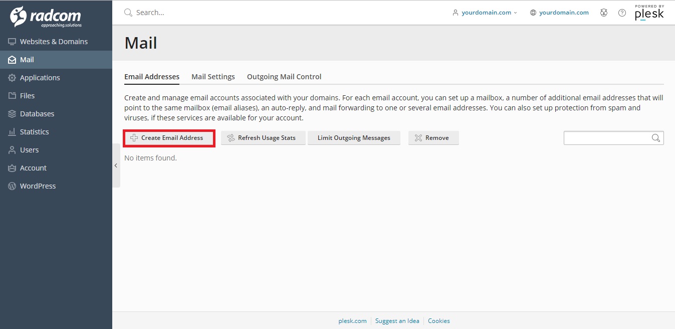 اکانت ایمیل (پلسک)