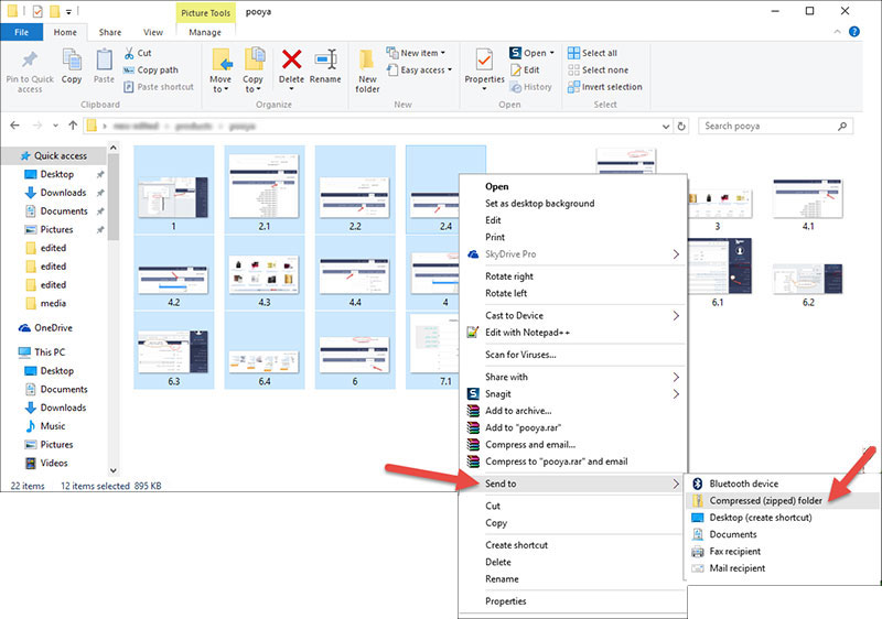 ارسال دسته ای رسانه 1