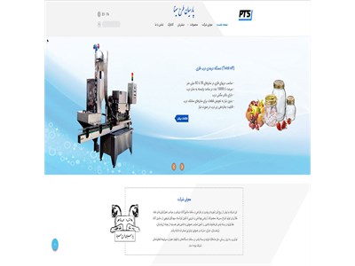 طراحی سایت شرکت پارسیان طرح سینا