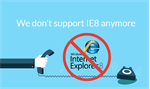 پایان پشتیبانی از نسخه های قدیمی مرورگر Internet Explorer  توسط مایکروسافت