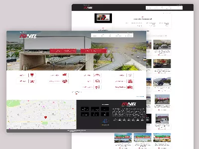 طراحی سایت Adnel