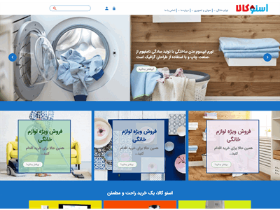 طراحی سایت فروشگاه اسنو کالا