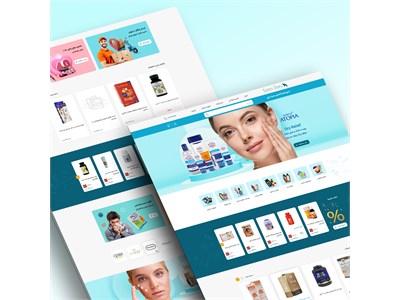 طراحی سایت داروخانه سبا فرشته